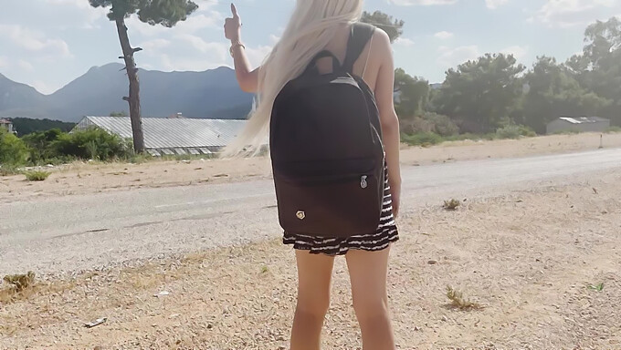 Pov Video Of A Blonde Teen'S Outdoor Sexual Encounter