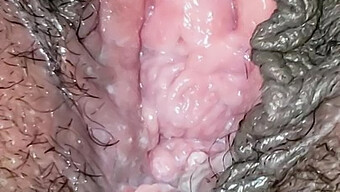 60 Fps Close Up Of Wife'S Pink Hole