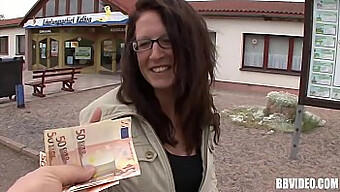 German Beauty Jana Diskret Enjoys Money-Filled Sex