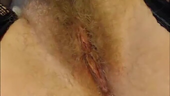 Closeup Of Blonde'S Bushy Pussy On Webcam