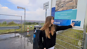 Pov View Of A Steamy Outdoor Encounter With A German Teen