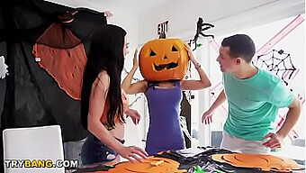 Tia Cyrus, The Sexy Stepmom, Gets Her Face Stuck In A Gourd