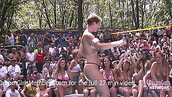 Amateur Milfs Flaunt Their Bodies In A Wild Bikini Contest At A Nudist Resort