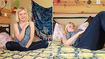 Anna Blond Pleasures Herself In Her Panties For Masturbation May