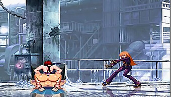 Shermie'S Futanari Battle Against Tower Xiii