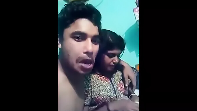 South Indian Mother And Son Engage In Intimate Moment With Breast Fondling