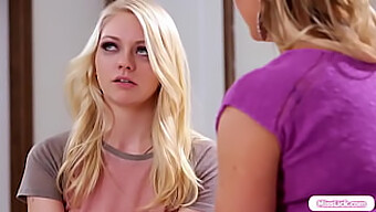 Alli Rae And Cherie Deville In Intense Stepmom-Stepdaughter Action