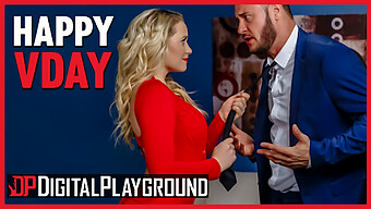 Celebrating Valentine'S Day With Mia Malkova And Danny Mountain'S Steamy Makeout Session