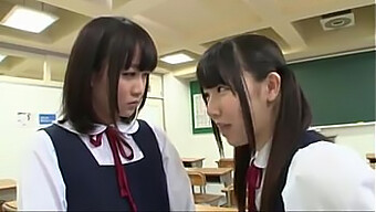 Schoolgirls Engage In Sensual Lesbian Encounter In Japan