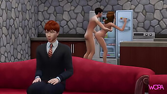 Hermione Granger Cheats On Ron Wesley With Harry Potter In Animated Porn