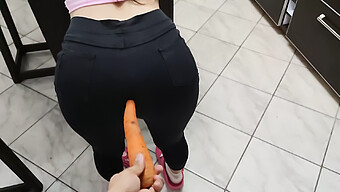 Young Wife Craves Big Dick And Uses Carrot In Ass