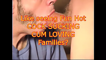 Mature Couple Enjoys Watching Their Sons Give Oral Pleasure To Each Other