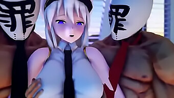 Hentai Mmd-Video Med Azurlane-Karakterer