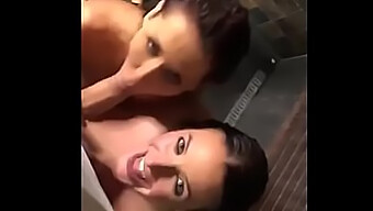 Intense Threesome With Wife And Best Friend In The Shower