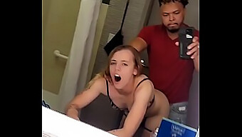 Young College Student Encounters Passionate Encounter In Hotel Bathroom After Club Outing