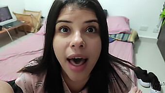 Venezuelan Babysitter Enjoys Tasting Cum In Homemade Video