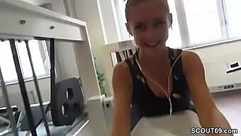 A Young German Girl Entices An Unfamiliar Person To Have Sex With Her At The Gym