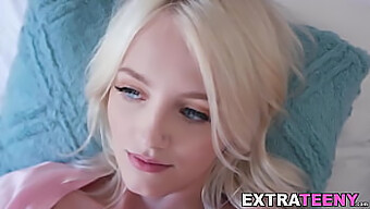 Petite Woman Kate Bloom Experiences A Large Penis And Receives A Facial